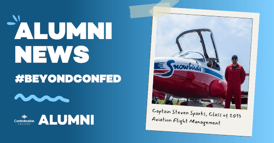 From Confederation College to the Snowbirds: Captain Steven Sparks' Journey in the Skies
